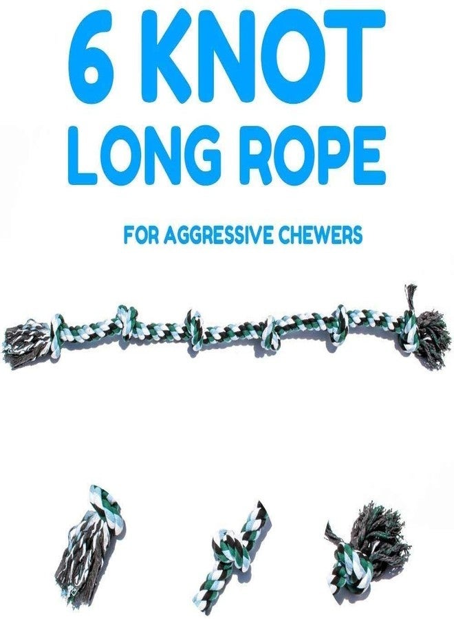 Pet Guard Large Dog Rope Toys for Aggressive Chewers Dog Rope Pet Tug Toy Cotton Rope Dog Chew Toys for Large Dogs Tug of War Toy Strong Chewing Teething Training Interactive Dog Rope Toy - Image 2